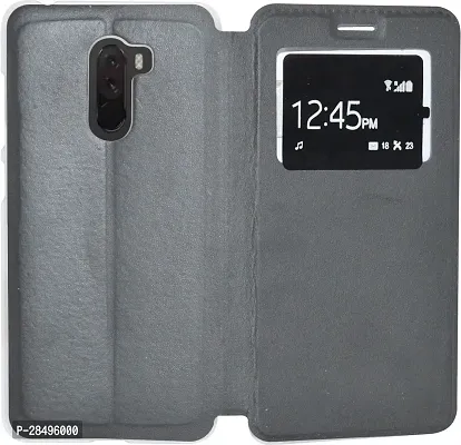 Stylish Artificial Leather Flip Cover POCO F1 by Xiaomi-thumb0
