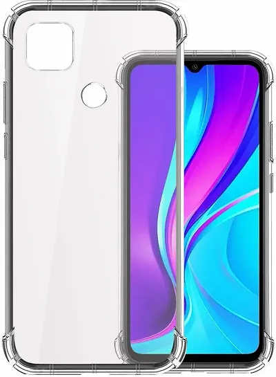 CELZO 4 Side Full Protection Back Cover Case for - Redmi 9 -(Transparent)
