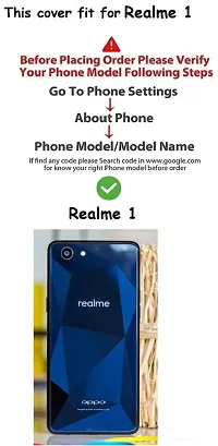 Stylish Silicon OPPO Realme 1 Back Cover-thumb3