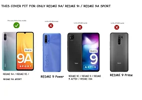 COVERBLACK Mi Redmi 9i Sport Combo 2 Flip Cover | Wallet Stylish Button Magnetic Leather Case for Mi Redmi 9i Sport - Blue / Brown-thumb2