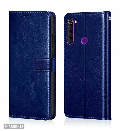 Stylish Artificial Leather Flip Cover Redmi NOTE 8-thumb0
