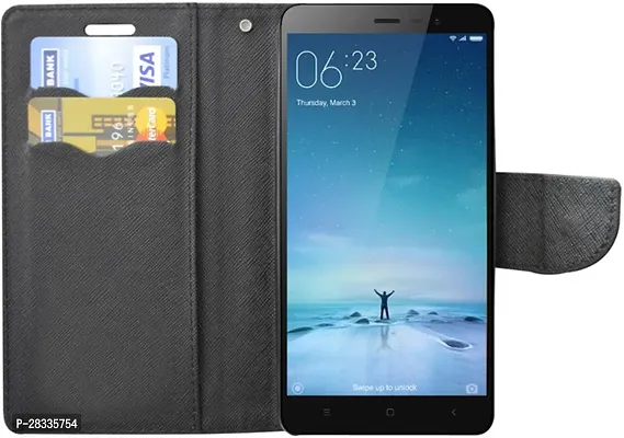 Stylish Artificial Leather Flip Cover For Smartphone-thumb2