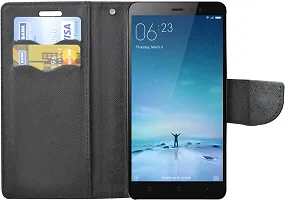 Stylish Artificial Leather Flip Cover For Smartphone-thumb1