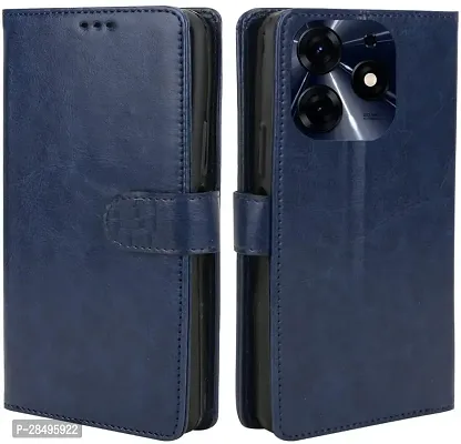 Stylish Artificial Leather Flip Cover TECNO Spark Go 2024-thumb0