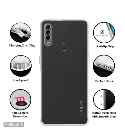 Stylish Rubber OPPO A31 Back Cover-thumb3