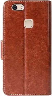 Stylish Artificial Leather Flip Cover For Smartphone-thumb2