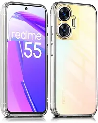 Stylish Silicon Realme RMX3710and Narzo N55 Back Cover-thumb1