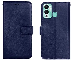 Stylish Artificial Leather Flip Cover For Smartphone-thumb1