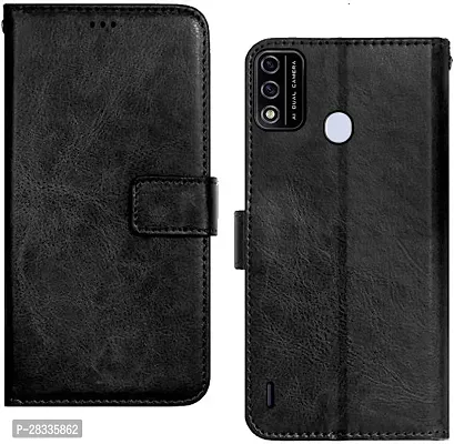 Stylish Artificial Leather Flip Cover For Smartphone-thumb2