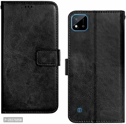 Stylish Artificial Leather Flip Cover Realme C20