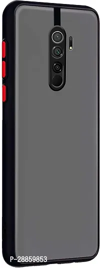 COVERBLACK Camera Bump Protector Polycarbonate Back Cover for REDMI 9 Prime - Black Smoke-thumb0