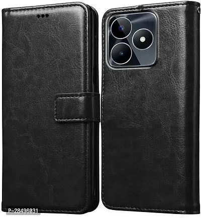 Stylish Artificial Leather Flip Cover Realme RMX3830 / Realme_C51-thumb0