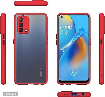 COVERBLACK Grip Case Aramid Fiber Back Cover for OPPO A74 5G (6.49 Inch) - Attractive Red
