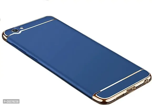 Stylish Blue Plastic Back Cover for Oppo RealMe 1 -CPH1859-thumb0