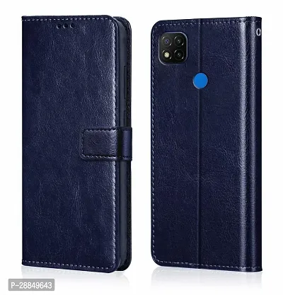 Stylish Artificial Leather Flip Cover Redmi 9 - M2006C3MII-thumb0