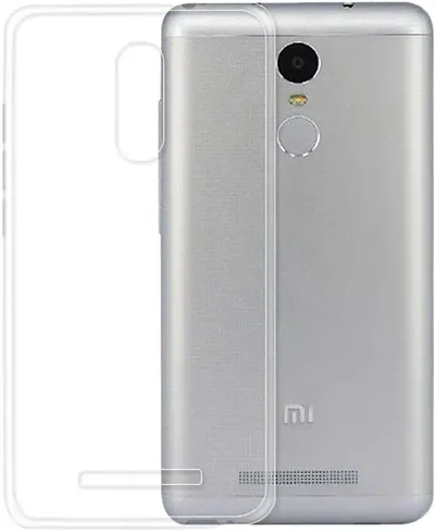 CELZO Silicon Transparent Back Cover Case for Xiaomi Redmi Note 3