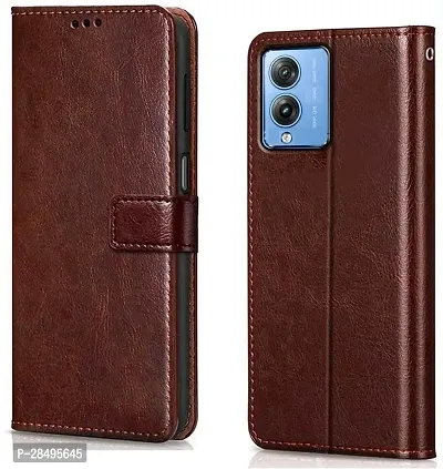 Stylish Artificial Leather Flip Cover Vivo Y17s