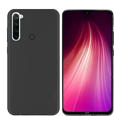 CELZO 4 Side Full Protection Back Cover Case for Xiaomi Redmi Note 8 - (Black)