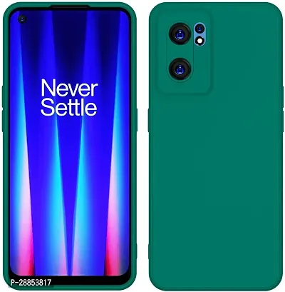 Classy Waterproof Fiber Back Cover For Oneplus Nord Ce2 5G - Iv2201 - Dark Green