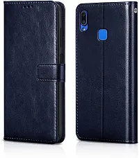 Stylish Artificial Leather Wallet Vivo V11 -1806 Flip Cover-thumb1