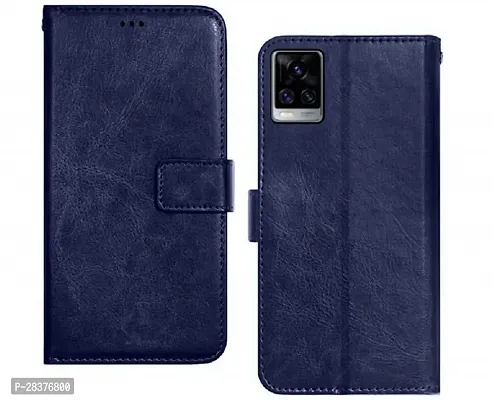 Stylish Artificial Leather Flip Cover Vivo Y73-thumb0