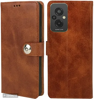 Stylish Artificial Leather Flip Cover REDMI 11 Prime 4G-thumb0