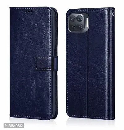 Stylish Artificial Leather Flip Cover OPPO F17-thumb0