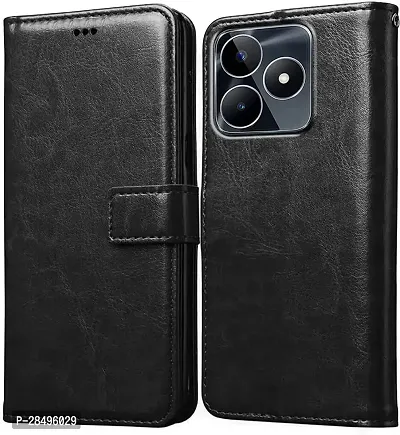 Stylish Artificial Leather Flip Cover Realme RMX3830 / Realme_C51-thumb0