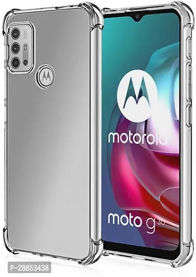 Classy Grip Case Rubber Back Cover For Motorola Xt2127-2 / Moto G10 - Transparent Totu-thumb0