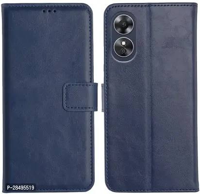 Stylish Artificial Leather Flip Cover OPPO A18