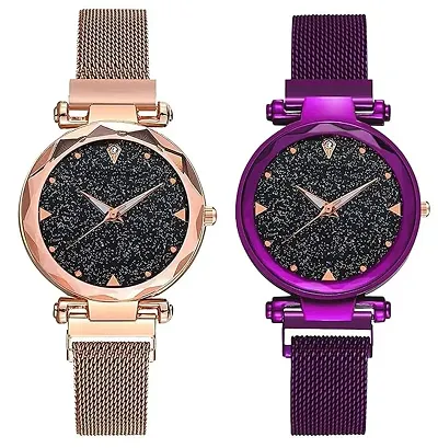 Stylish Analog Watch for Women, Combo