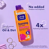 Clean and Clear Oil Free Foaming Pack of 3 * 150 ML Face Wash  (450 ml)-thumb2