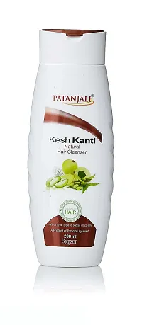 Patanjali Kesh Kanti Natural Shampoo Hair Cleanser 200 ml  and Kesh kanti 120 Ml-thumb1