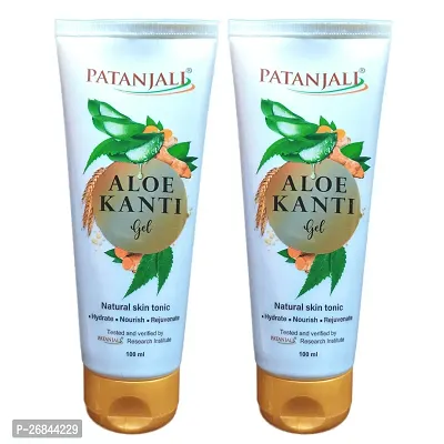 Patanjali Aloe Kanti Gel 100 ml ( Pack of 2)