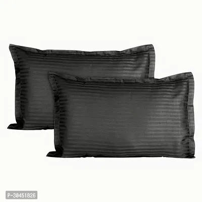 Stylish Microfiber Solid Pillow Cover Set Of 2-thumb0