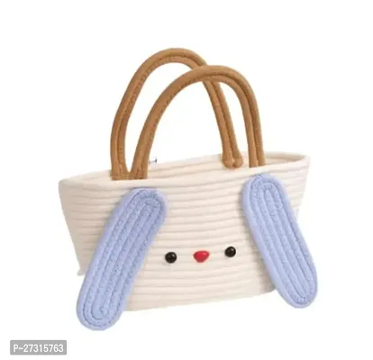 Jute Cotton Cute Bucket Bag Casual Woven Beach Women Handbag