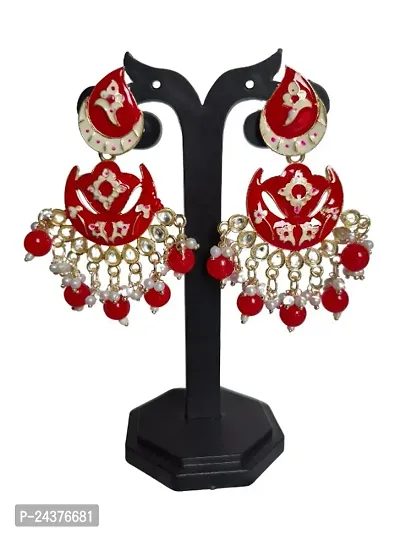 Probecho  Chandbalis Minakari Earrings