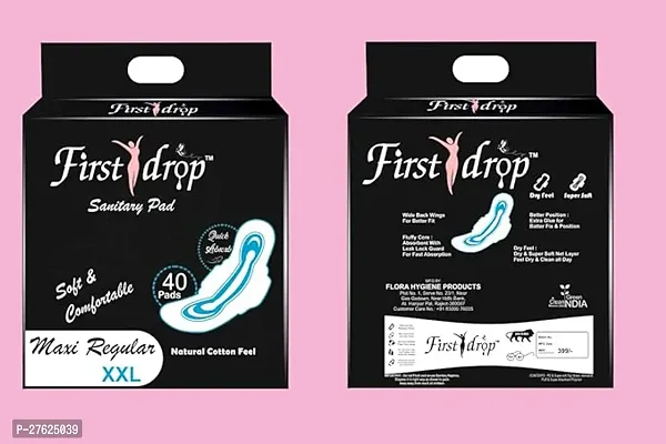 Cottony Soft Sanitary Pads for Women | with LeakLock Technology | Odour Control | Dry Top Sheet | Suitable for Heavy Flow | Up to 12 Hours of Protection (Pack of 80) | PROBECHO