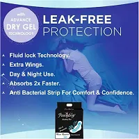 Cottony Soft Sanitary Pads for Women | With LeakLock Technology | Odour Control | Hygiene  Comfort | Soft Wings | Absorbs upto 100% fluid | Up to 12 Hours of Protection (Pack of 120)-thumb1