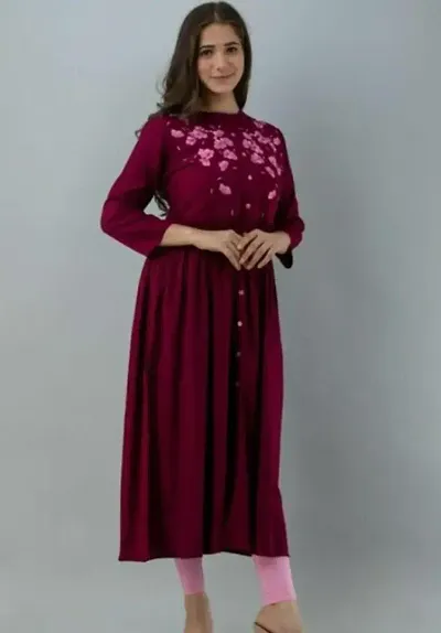 Trendy Women Rayon Kurta