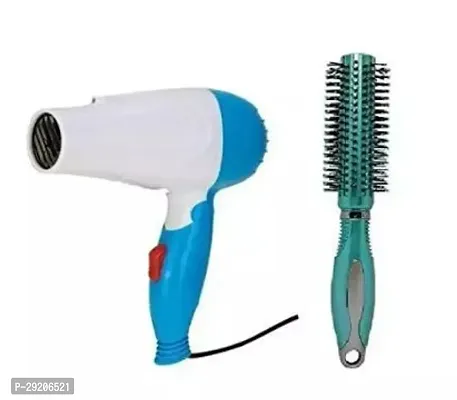 Stylish Hair Comb With Hair Dryer Combo Pack Of 2-thumb0