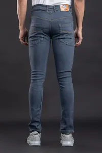 Elegant Denim Solid Jeans For Men And Boys-thumb1