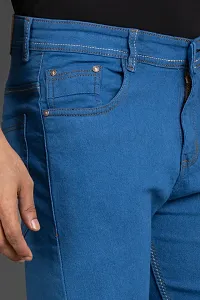 Elegant Denim Solid Jeans For Men And Boys-thumb4