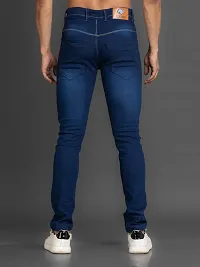 Elegant Denim Solid Jeans For Men And Boys-thumb1