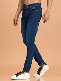 Elegant Denim Solid Jeans For Men And Boys-thumb3