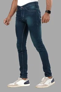 Elegant Denim Solid Jeans For Men And Boys-thumb3