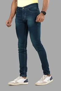 Elegant Denim Solid Jeans For Men And Boys-thumb3