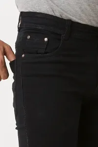 Elegant Denim Solid Jeans For Men And Boys-thumb3