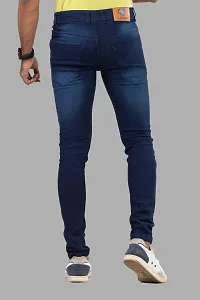 Elegant Denim Solid Jeans For Men And Boys-thumb1