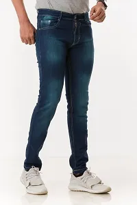 Elegant Denim Solid Jeans For Men And Boys-thumb2